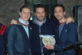 I vincitori della Coppia della Contrada San Luca di Ferrara.