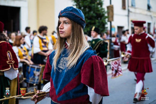 La chiarina rosso-azzurra Giulia Salvi.