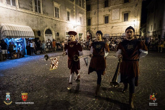 I musici della Quintana di Ascoli Piceno.