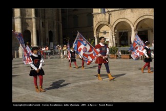 Il corteo della Quintana di Agosto 2009.