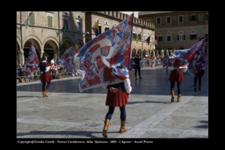 Il corteo della Quintana di Agosto 2009.