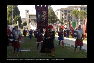 Il corteo della Quintana di Agosto 2009.