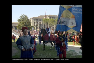 Il corteo della Quintana di Agosto 2009.