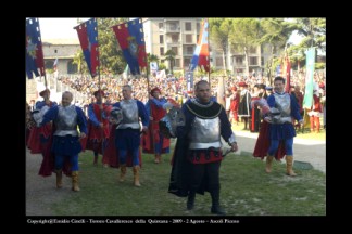 Il corteo della Quintana di Agosto 2009.