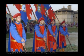 Il corteo della Quintana di Agosto 2009.