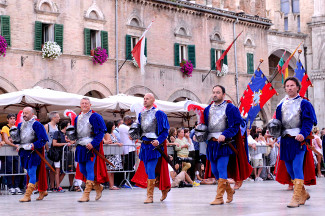 I Capitani in Piazza del Popolo.