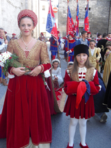 La Dama della Quintana di Luglio 2010.