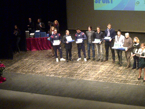 Premiazione dei Campioni d'Italia 2012 Ercoli Fabrizio e Nicola Gattoni specialit Coppia.