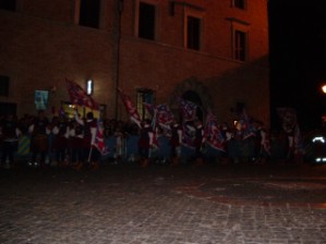 Esibizione della Grande Squadra di Porta Romana.